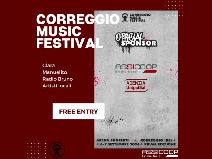 Assicoop Emilia Nord è sponsor del Correggio Music Festival