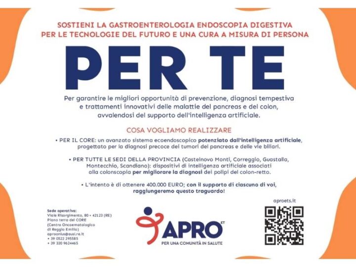 Assicoop Emilia Nord, al fianco di Apro Ets per un futuro più sano